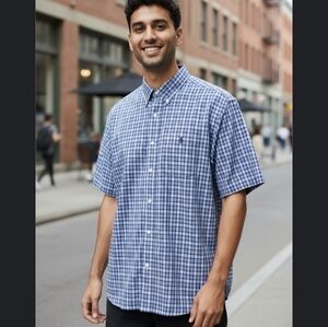 Ralph Lauren Plaid Shortsleeves Buttondown Shirt